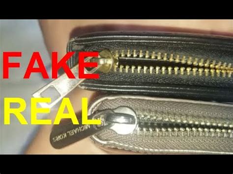 how to spot fake michael kors wallet|michael kors double zip wallet.